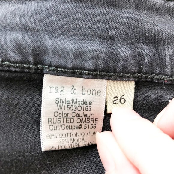 Rag & Bone Mauve ombré Skinny Jeans - Picture 7 of 10